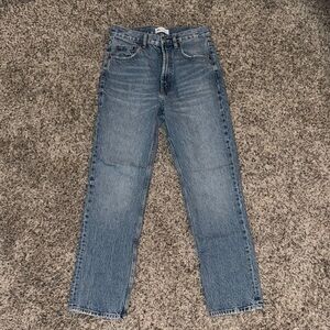 Zara Women’s Blue Straight Leg Jeans